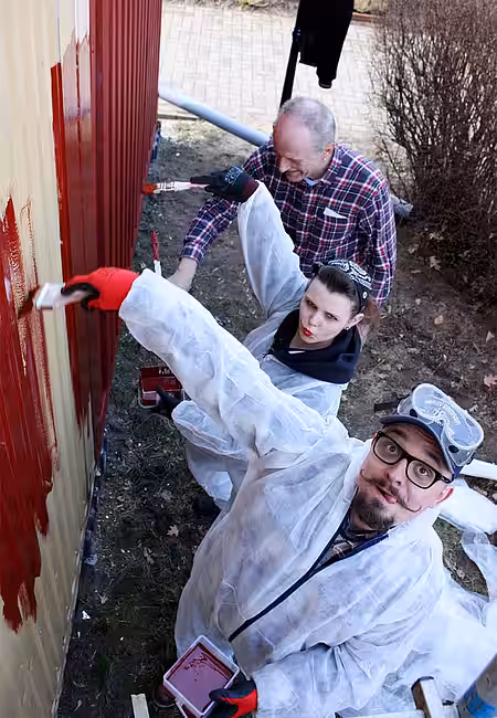 Arbeitseinsatz im Tierheim aktion tier Zossen mit ‚Mopars & Coffee Berlin‘